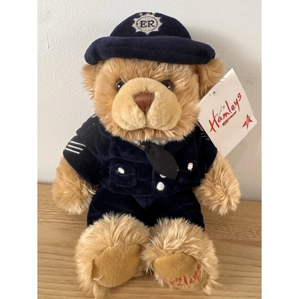 Hamleys London ER Police Officer Teddy Bear Plush NWT Tags British Bobby 10